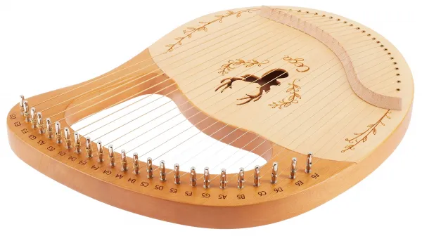 Cega Lyre Harp 24 String Natural