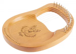 Cega Lyre Harp Rounded 16 Strings Natural