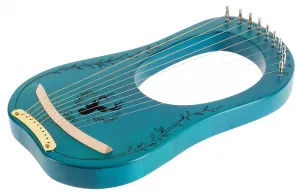 Cega Lyre Harp 10 Strings Blue