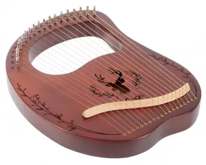 Cega Lyre Harp 19 Strings Coffee