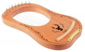 Cega Lyre Harp 10 Strings Natural