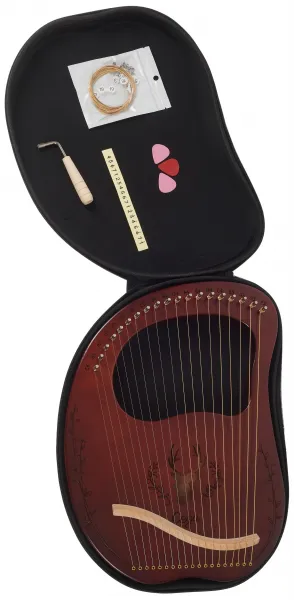 Cega Lyre Harp 19 Strings Coffee