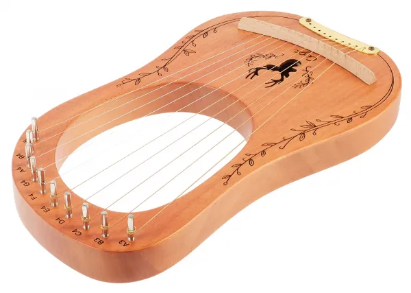 Cega Lyre Harp 10 Strings Natural