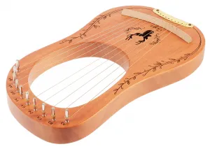 Cega Lyre Harp 10 Strings Natural