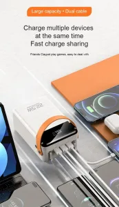 Powerbanka 100 000 mAh, 22,5W Super Fast Charge, biela