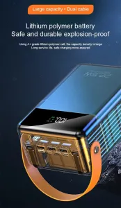 Powerbanka 100 000 mAh, 22,5W Super Fast Charge, biela