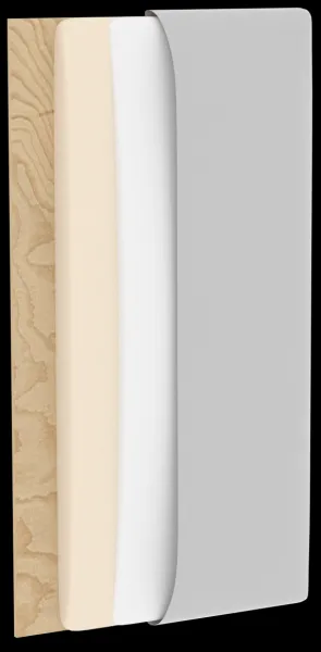 Čalúnený nástenný panel QUADRATTA 20x50 cm, modrý Farba: Modrá
