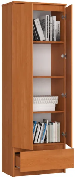 Uzavretý regál R60 2D 1SZ CLP olcha
