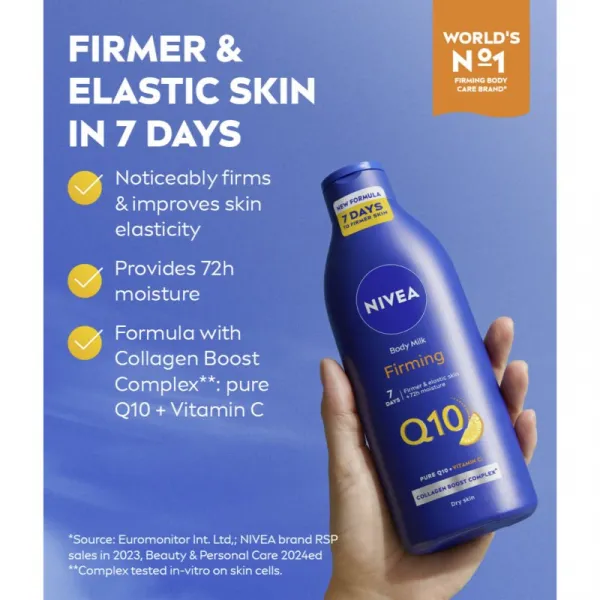 NIVEA Q10 Firming spevňujúce telové mlieko pre suchú pokožku 400 ml