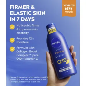 NIVEA Q10 Firming spevňujúce telové mlieko pre suchú pokožku 400 ml