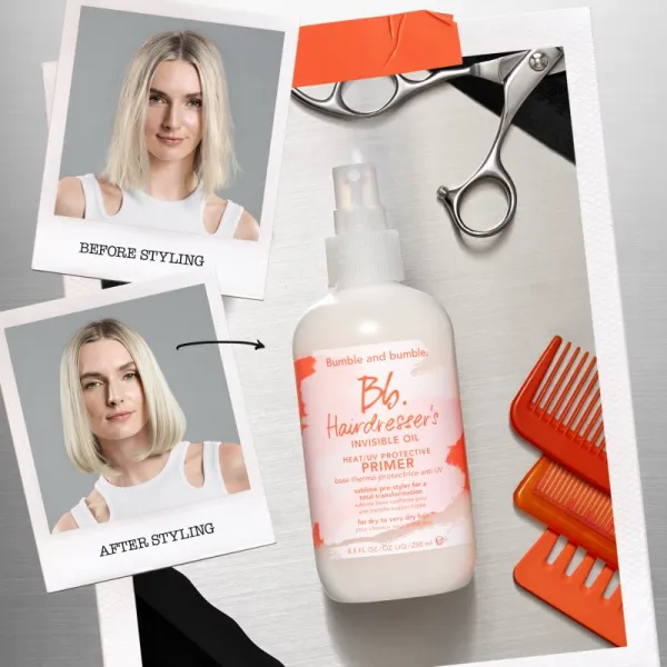 Bumble and bumble Hairdresser's Invisible Oil Heat/UV Protective Primer prípravný sprej pre dokonalý vzhľad vlasov 60 ml