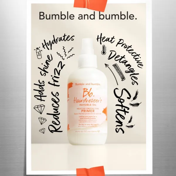 Bumble and bumble Hairdresser's Invisible Oil Heat/UV Protective Primer prípravný sprej pre dokonalý vzhľad vlasov 250 ml