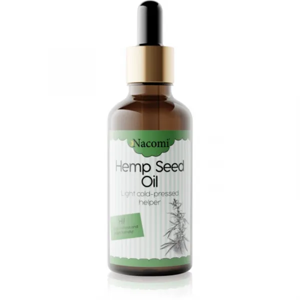 Nacomi Light Cold-Pressed Helper konopný olej s pipetou 50 ml