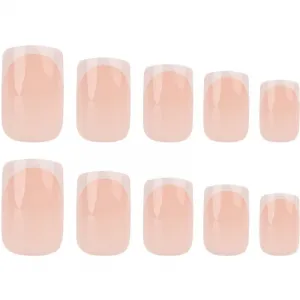 Nail HQ Square umelé nechty Elegant French 24 ks