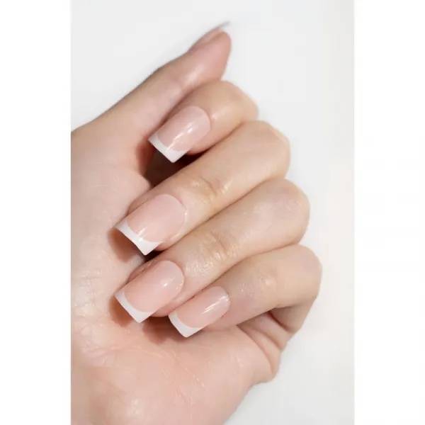 Nail HQ Square umelé nechty Elegant French 24 ks