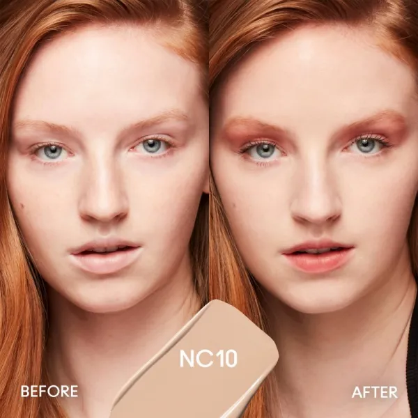 MAC Cosmetics Mini Studio Fix Fluid SPF 15 24HR Matte Foundation + Oil Control zmatňujúci make-up SPF 15 odtieň NC10 15 ml