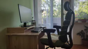 MERCURY Ergonomická kancelárska stolička SPINE zelená, s opierkou hlavy