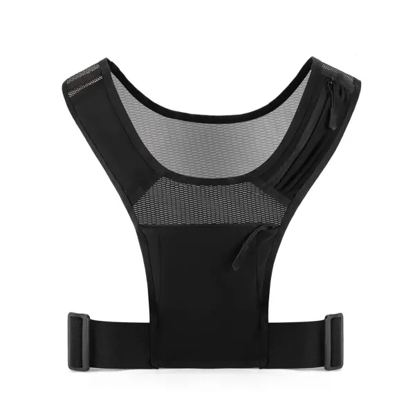 MG Running Vest reflexná bežecká vesta, čierna