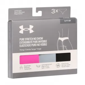 3PACK dámské tangá Under Armour viacfarebné (1383893 652) L