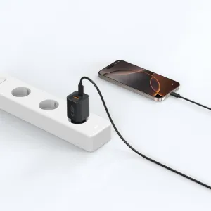 TECH-PROTECT NCM33W Sieťová nabíjačka 1x USB-C 1x USB-A čierna
