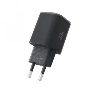 TECH-PROTECT NCM33W Sieťová nabíjačka 1x USB-C 1x USB-A čierna