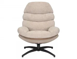 Signal Otočné designové lounge křeslo GISELLE béžové