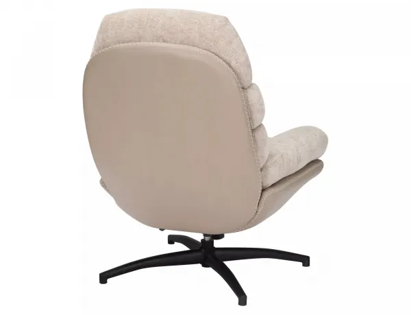 Signal Otočné designové lounge křeslo GISELLE béžové