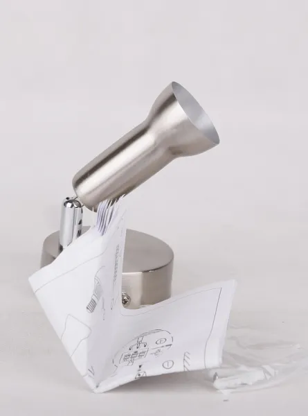Nástenná lampa 1X40W E14 Saténový nikel ARC