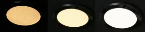 Kúpeľňová stropná lampa PIXEL minimalistická - strieborný chróm 22,5 cm - okrúhla LED stropná lampa so stmievaním 3000K 12W IP441