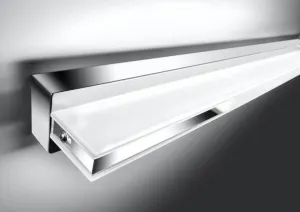 Kúpeľňová LED svietiaca páska chrómová oceľ 12W 60cm Sumo