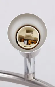 Špirálová stropná lampa 3X40W E14 saténový nikel ARC