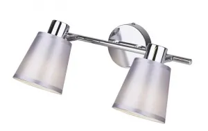 Nástenná lampa 2X40W E14 chróm PIN