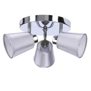 Stropné svietidlo 3X40W E14 chróm PIN