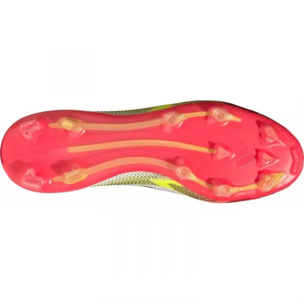 Pánske futbalové kopačky outdoorové ADIDAS F50 Pro M FG cloud white core black solar yellow