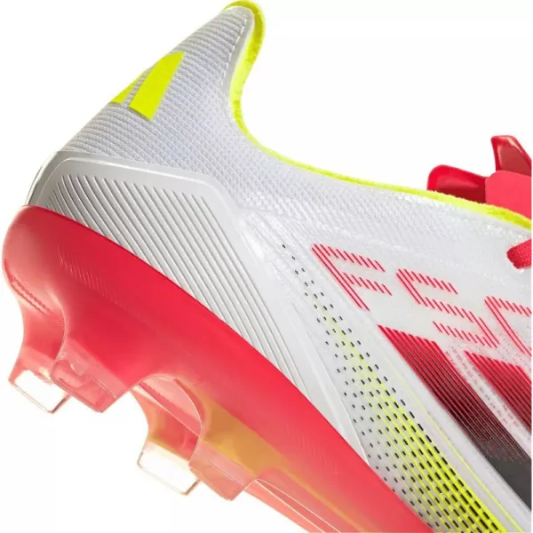 Pánske futbalové kopačky outdoorové ADIDAS F50 Pro M FG cloud white core black solar yellow