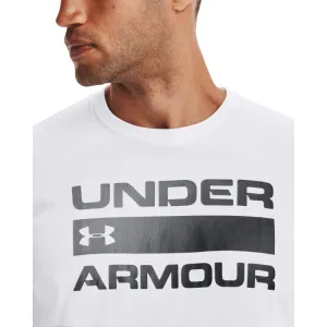 Pánske tričko s krátkym rukávom UNDER ARMOUR UA TEAM ISSUE WORDMARK SS-WHT
