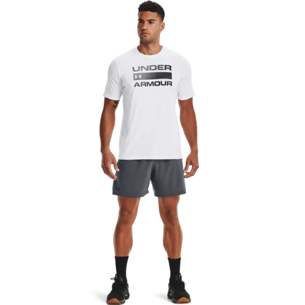 Pánske tričko s krátkym rukávom UNDER ARMOUR UA TEAM ISSUE WORDMARK SS-WHT