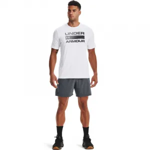 Pánske tričko s krátkym rukávom UNDER ARMOUR UA TEAM ISSUE WORDMARK SS-WHT