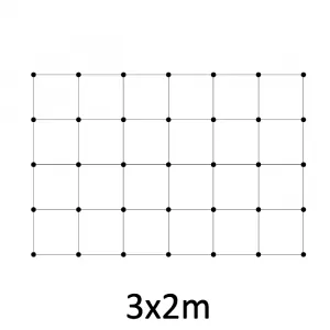 Zelená stena - lanková sieť 3x2
