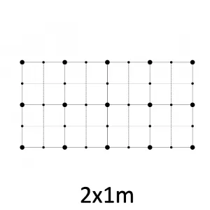 Zelená stena - lanková sieť 2x1 ZP