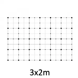 Zelená stena - lanková sieť 3x2 ZP