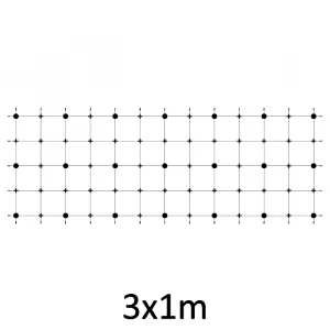 Zelená stena - lanková sieť 3x1 NX