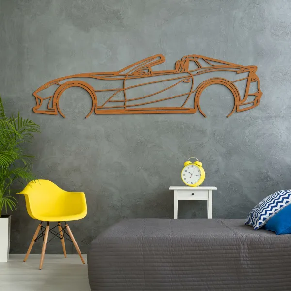 Drevený obraz auta na stenu - Ferrari 812 GTS