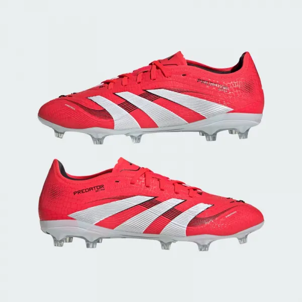 Pánske futbalové kopačky outdoorové ADIDAS Predator Pro M FG lucid red cloud white core black