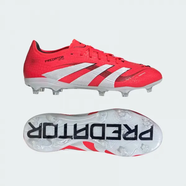 Pánske futbalové kopačky outdoorové ADIDAS Predator Pro M FG lucid red cloud white core black