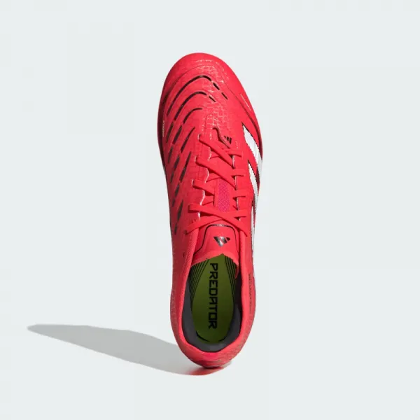 Pánske futbalové kopačky outdoorové ADIDAS Predator Pro M FG lucid red cloud white core black