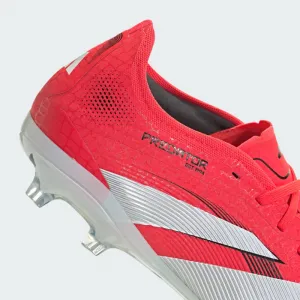 Pánske futbalové kopačky outdoorové ADIDAS Predator Pro M FG lucid red cloud white core black