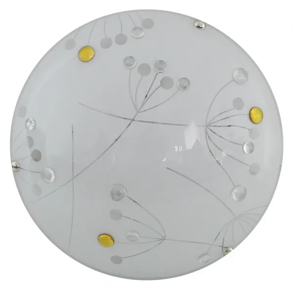 Stropné svietidlo Floki Plafond 30 1x60W E27 jantárové