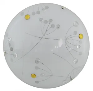 Stropné svietidlo Floki Plafond 30 1x60W E27 jantárové