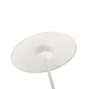 Stolová lampa biela LED 10,5W Lund Ledea